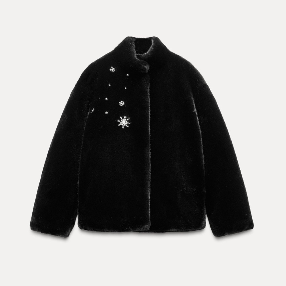 Zara Faux Fur Coat
